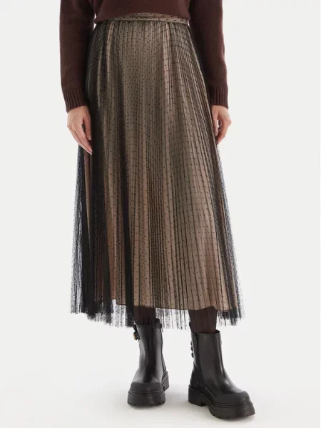 TWINSET Midi krilo črna