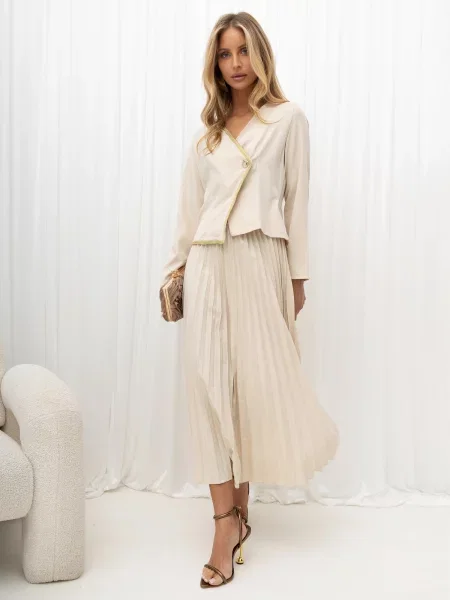 Maksi haljina Italy Moda bež