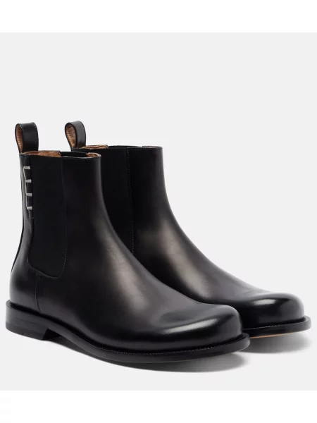 Botine chelsea Jw Anderson din piele negru