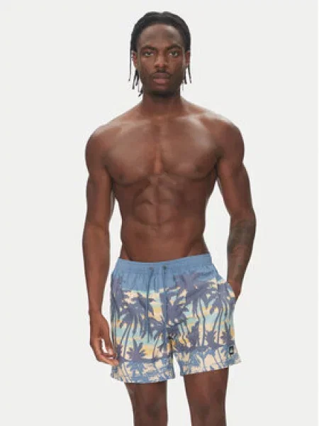 Quiksilver Plavecké šortky Everyday Straight Volley 15 modrá