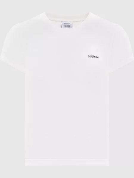Футболка кольору айворі Vetements бежева