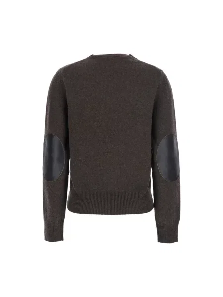 Sweter Mauro Grifoni wełniany brązowy