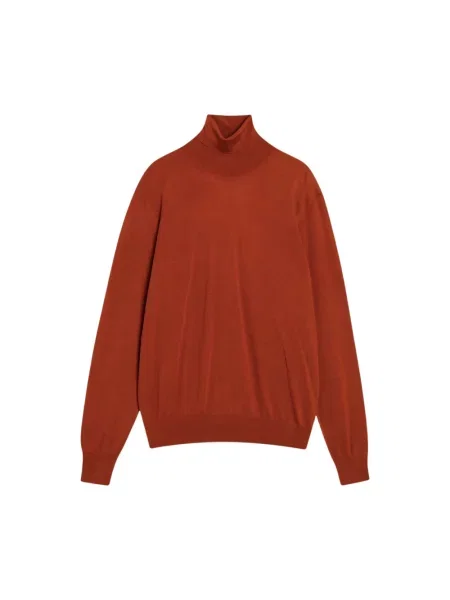 Sweter Saint Laurent elegancki czerwony