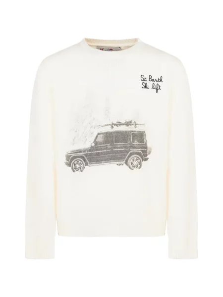 Sweter dziecięcy Mc2 Saint Barth biały
