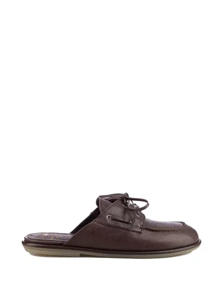 Кожени мюли Officine Creative без ток кафяво