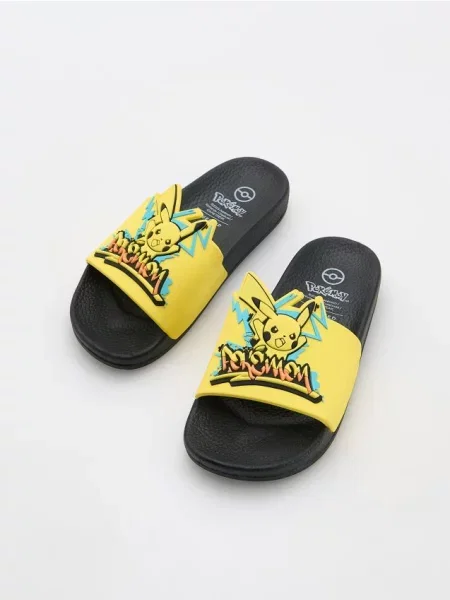 Reserved Klapki Pokémon czarny