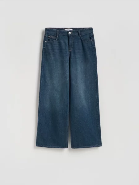 Reserved Blugi baggy fit indigo jeans