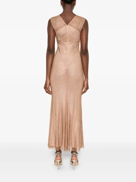 Rochie maxi Self-portrait plasă