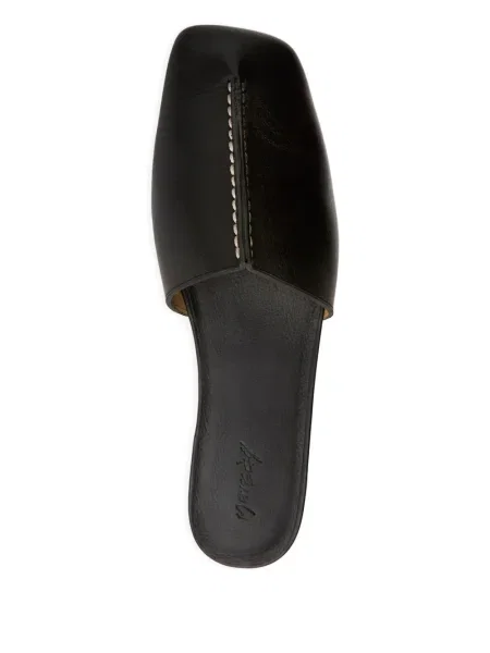Papuci tip mules Marsell negru