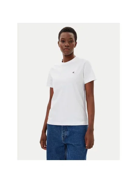 Calvin Klein Jeans Marškinėliai Regular Fit balta