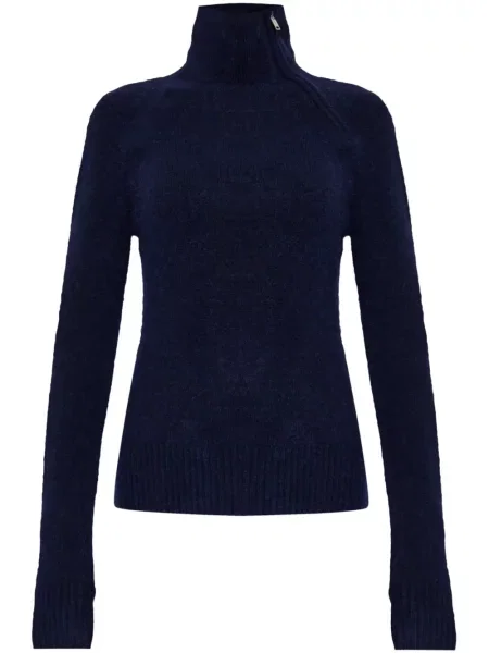 Pulover Marant Etoile tricotate albastru