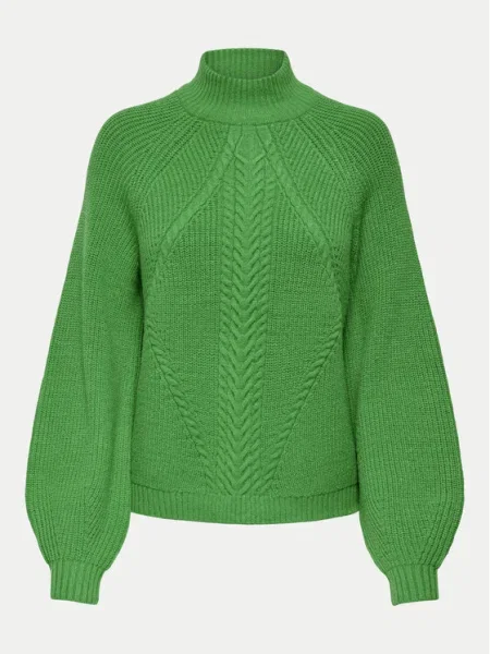 ONLY Bluză cu gât Katia verde