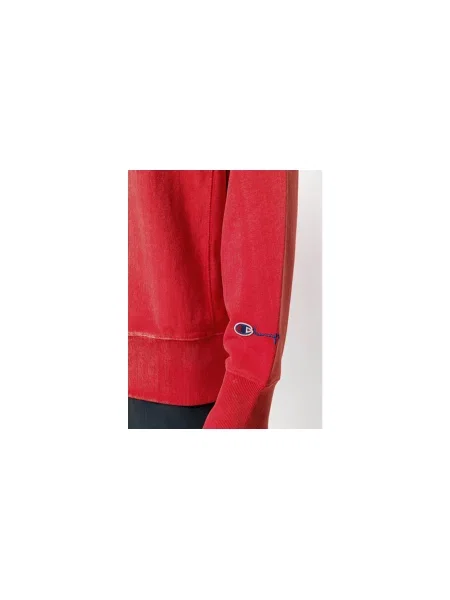 Champion Reverse Weave Crewneck Sweatshirt Red Unisex Bluzy i bluzy z kapturem Champion Size: M czerwony