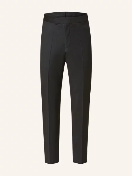 Wilvorst Kalhoty Ke Smokingu Regular Fit schwarz