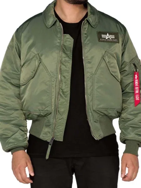 Bomber bunda Alpha Industries CWU 45 zelená