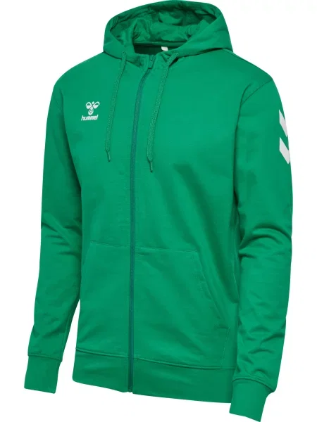 Bluza z kapturem i zamkiem błyskawicznym Hummel GO czerwona