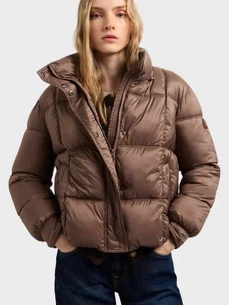 Джинсова куртка Pepe Jeans коричнева