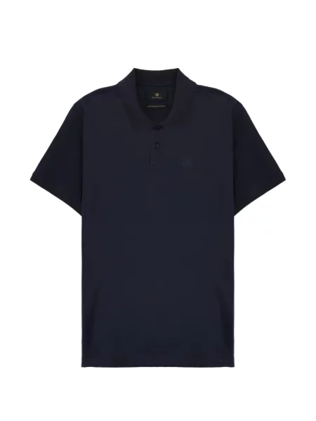 Tricou polo Belstaff cu autograf albastru