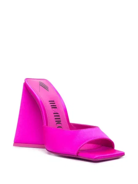 Sandale The Attico din satin roz