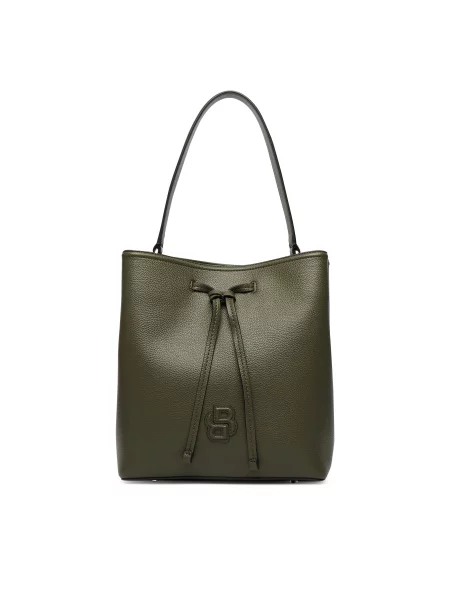 BOSS Ročna torba Anett Drawstring Temno zelena