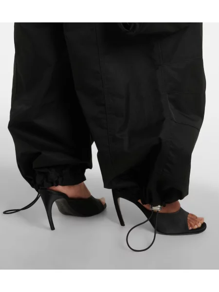 Pantaloni cargo The Attico negru