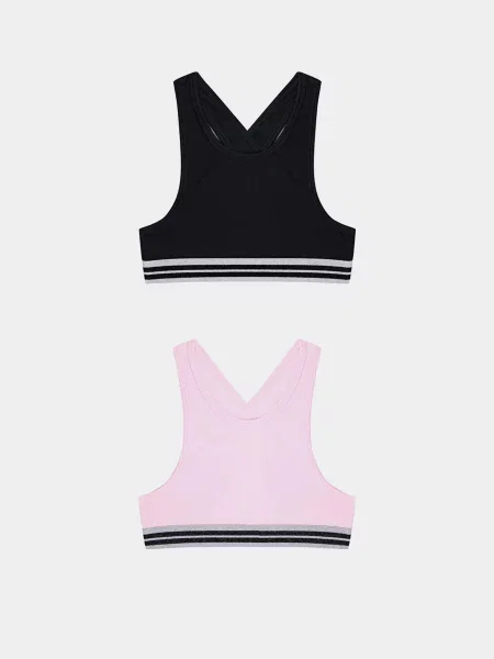 Дитячий Топ Penti рожевий/чорний чорний
