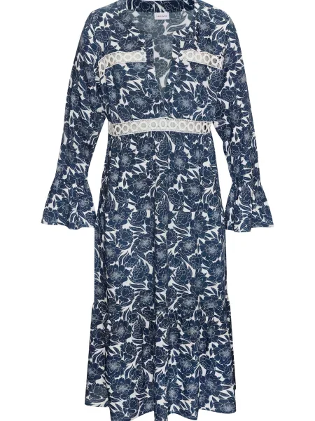 LASCANA Rochie bleumarin alb