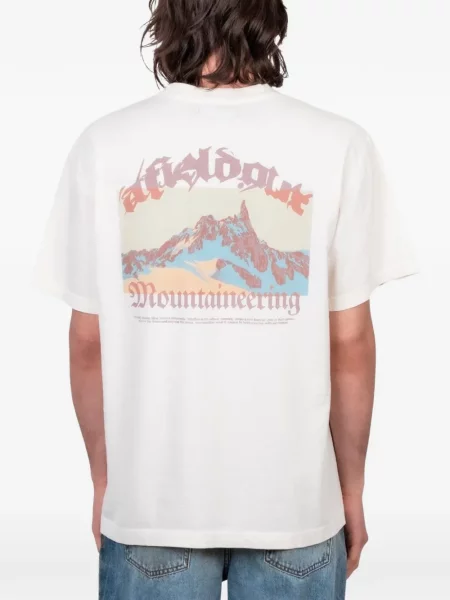 Tricou Afield Out cu imagine alb