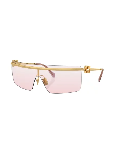 Saulės akiniai Miu Miu Eyewear auksinė