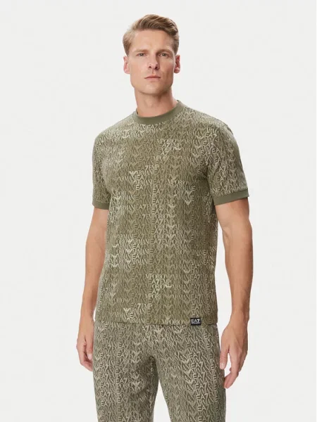 Тениска Ea7 Emporio Armani зелено