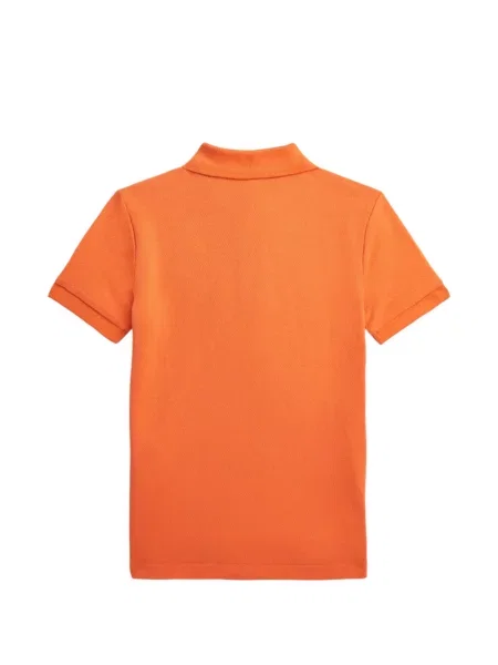 Koszulka polo dziecięca Polo Ralph Lauren pomarańczowa