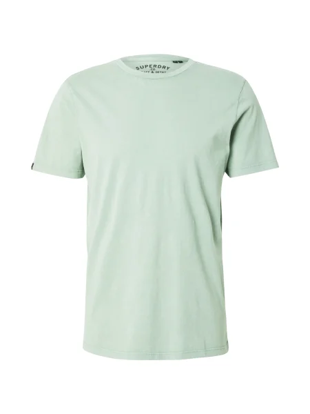 Superdry Tricou CLASSIC ESSENTIAL mentă verde
