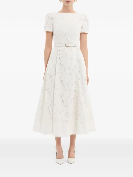 Rochie midi Rebecca Vallance alb
