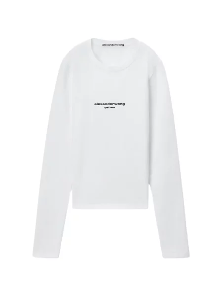 Tricou Alexander Wang cu imagine alb