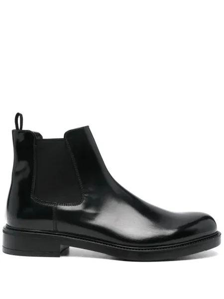 Botine chelsea Prada din piele negru