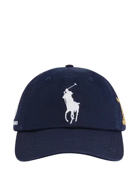 Tricou polo Polo Ralph Lauren cu broderie din fleece alergare roșu