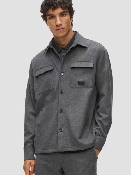 Рубашка Karl Lagerfeld серая