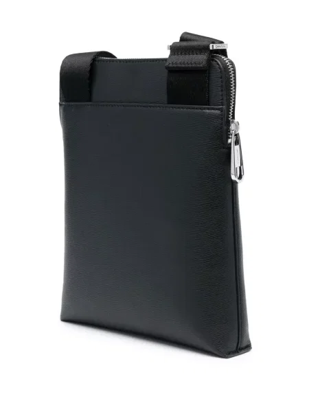 Crossbody torba Calvin Klein s autogramom crna