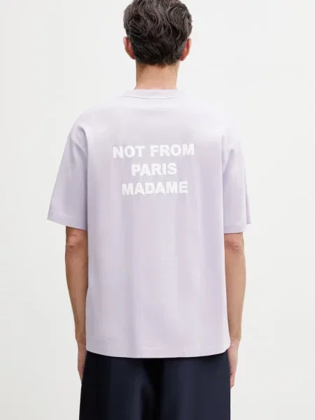 Drôle de Monsieur kratka majica Slogan vijolična