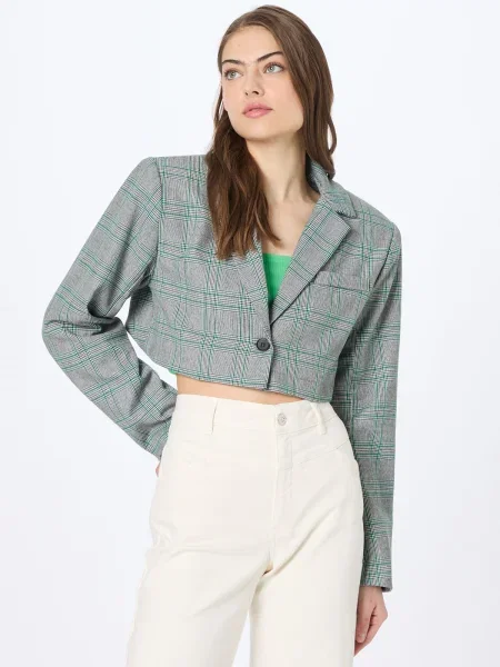 Nasty Gal Blézer / zöld szürke