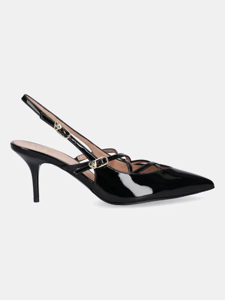 Шкіряні туфлі Love Moschino чорний