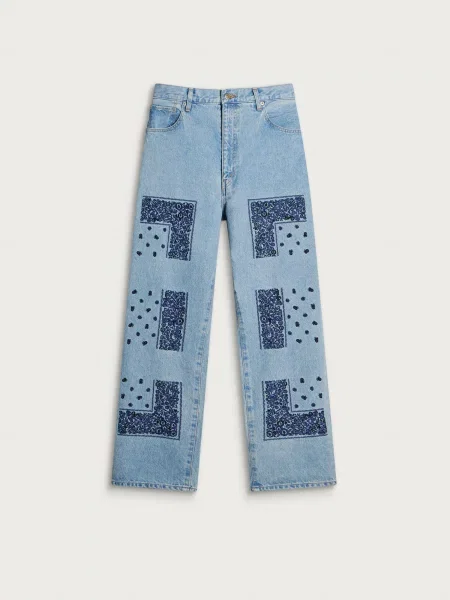 Jeansy Nomarhythm Textile granatowe