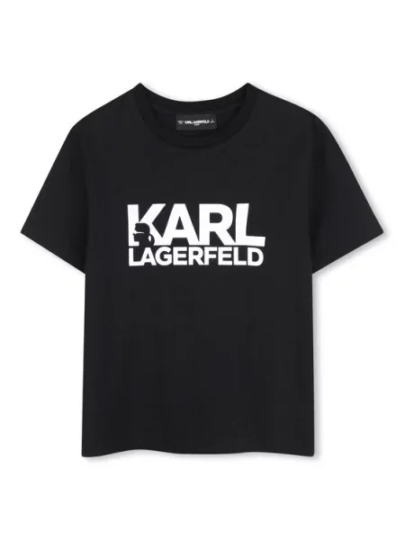 Karl Lagerfeld Kids Tricou D negru