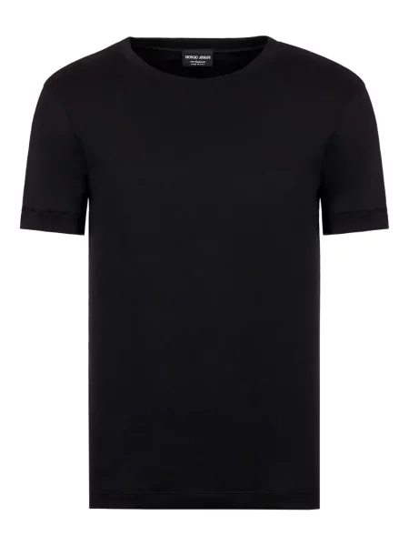 Scurt tricou Giorgio Armani cu decolteu rotund negru