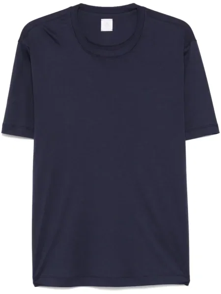 Tricou Eleventy din jerseu albastru