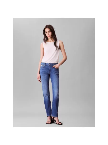 Blugi Calvin Klein Jeans albastru