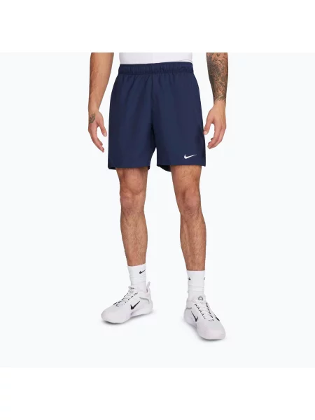 Тенісні шорти Nike Court Dri-Fit Victory 7" obsidian/white білі