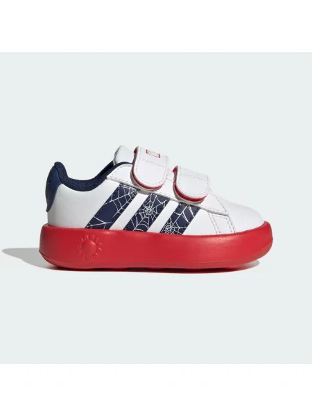 BOTY ADIDAS MARVEL SPIDER-MAN GRAND COURT PRO NEMLUVŇATA bílé