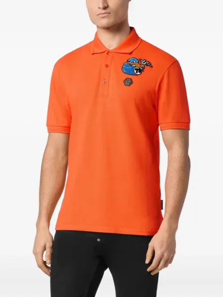 Tricou polo Philipp Plein portocaliu