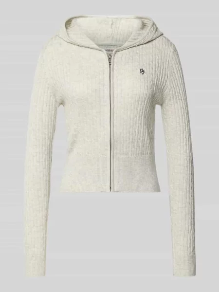 Kurtka z dzianiny z dodatkiem wełny i jedwabiu Guess Jeans